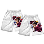 Shorts d'été Luffy/Zoro/Sanji/Chopper Pantalon imprimé texte exquis