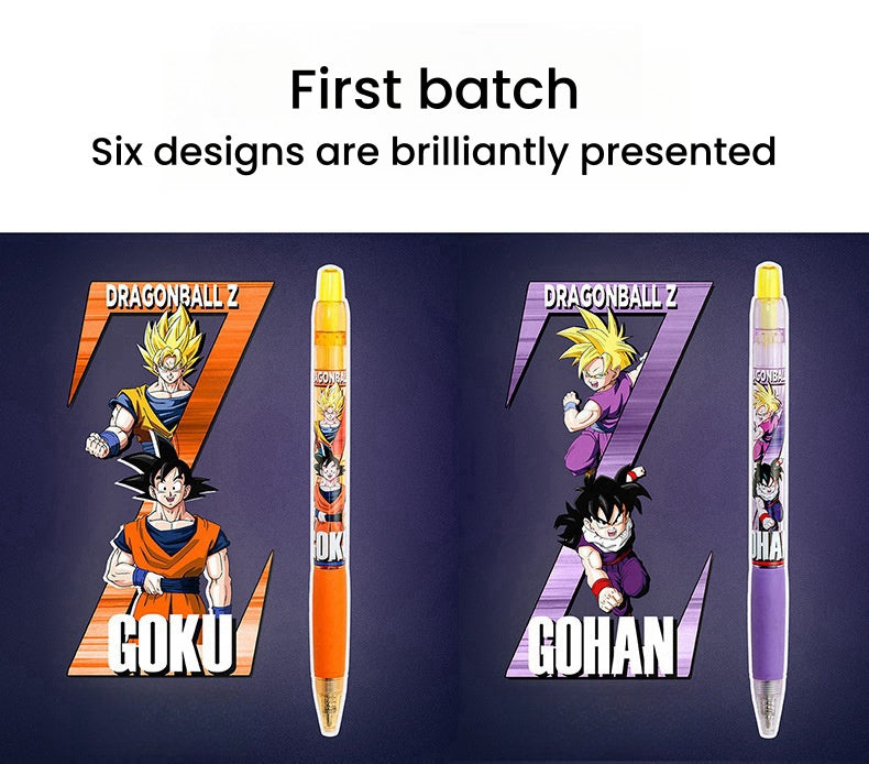 Stylo bille Goku/Vegeta Cool Push - Ressentez la puissance de l'anime en écrivant