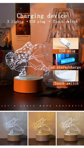 Tanjirou Ghostkill Blade, night light, exquisite 7 color night light