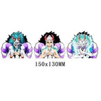 Autocollants 3D dégradés Luffy/Zoro/Nami