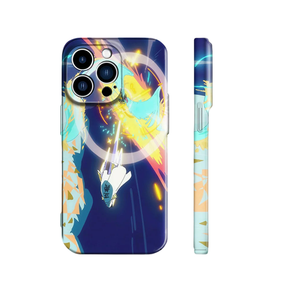 Marco vs Kizaru Flames Against Light | One Piece 3D Printed Anime Phone Case