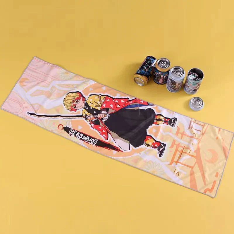 Kamado Tanjirou Serviette Boîte mystère Serviette de sport Serviette rafraîchissante Serviette absorbante Serviette cadeau