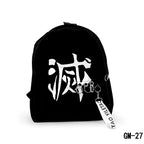 Tanjirou/Nezuko fashion backpack, large capacity space, simple and practical