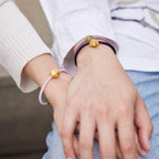 Bracelet de perles Luffy en or, cadeau pour les amoureux de la marine fruitée