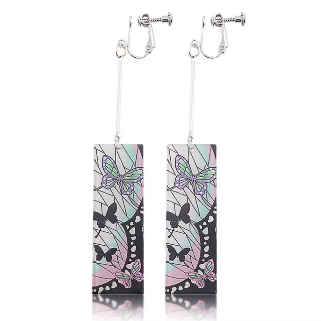 Magnifiques boucles d'oreilles Tanjirou/Nezuko pour un charme unique