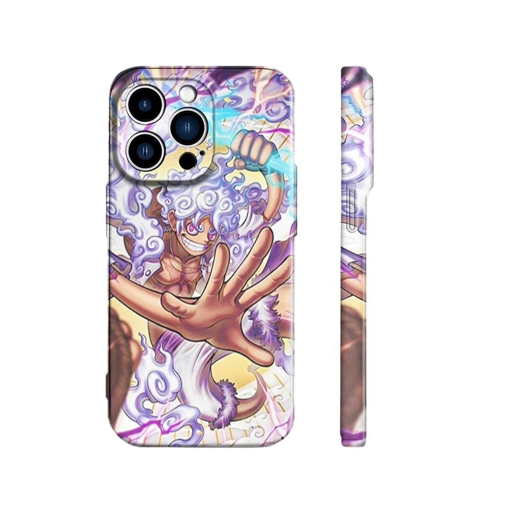 Gear 5 Luffy's  Divine Thunder Strick | One Piece 3D Printed Anime Phone Case