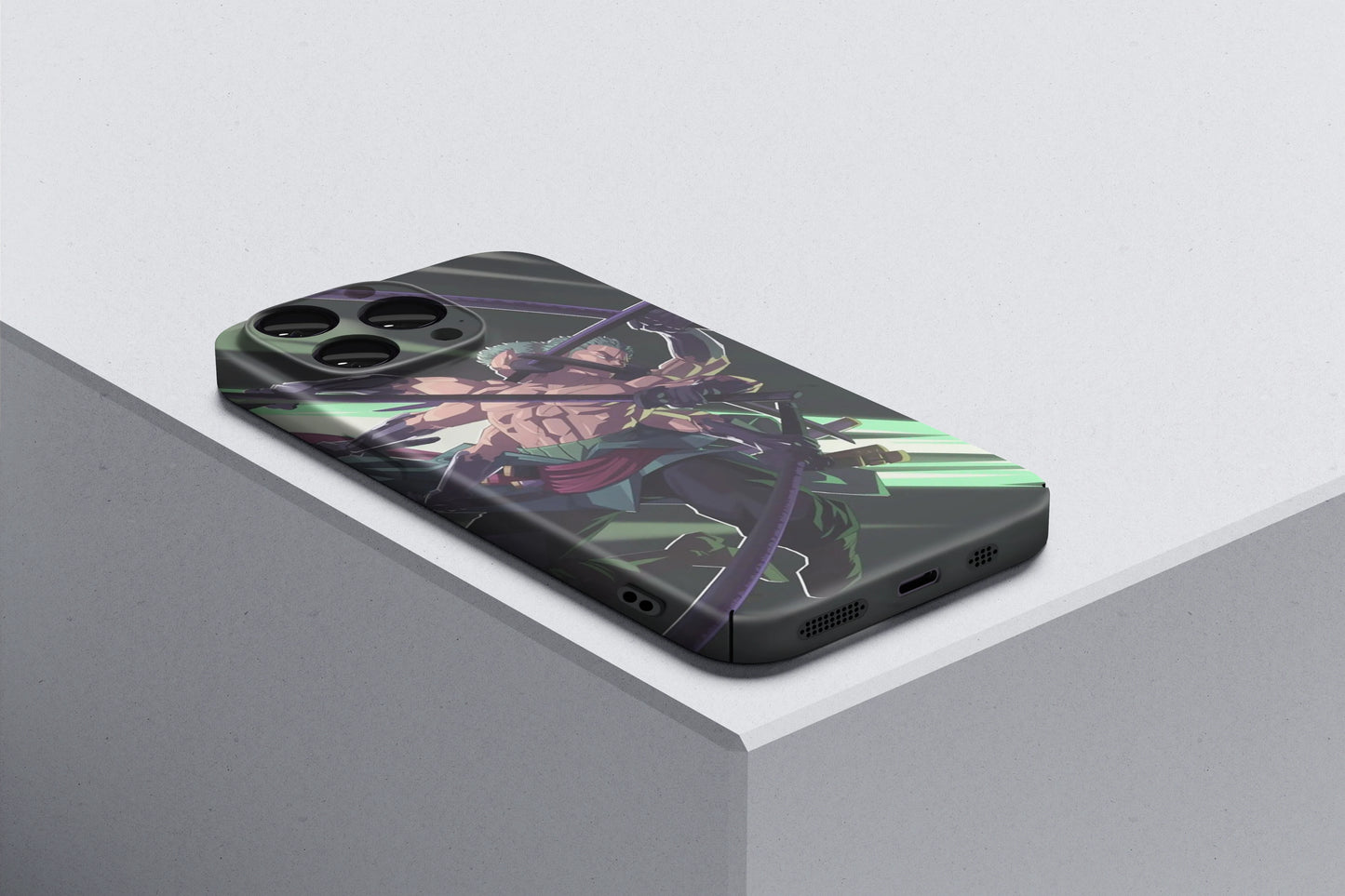 Roronoa Zoro’s Nine Sword Fury | One Piece 3D Printed Anime Phone Case