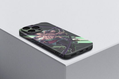 Roronoa Zoro’s Nine Sword Fury | One Piece 3D Printed Anime Phone Case