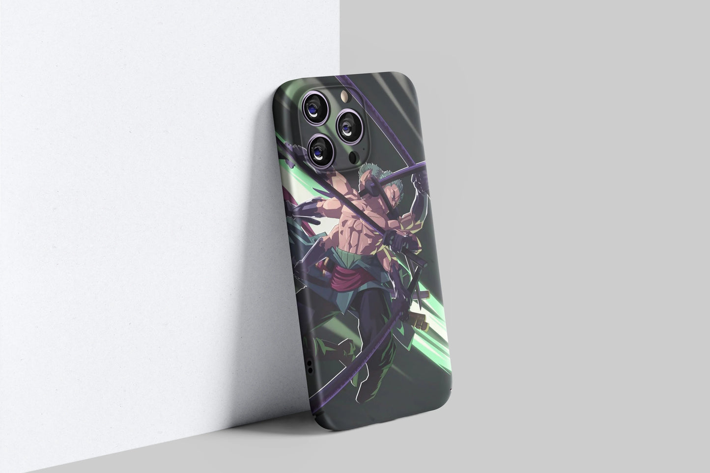 Roronoa Zoro’s Nine Sword Fury | One Piece 3D Printed Anime Phone Case