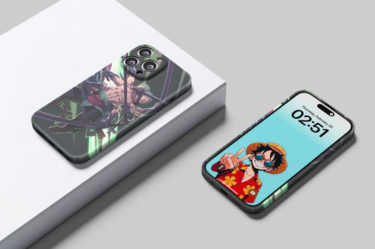 Roronoa Zoro’s Nine Sword Fury | One Piece 3D Printed Anime Phone Case