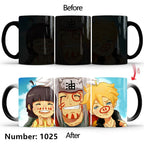 Uzumaki/Sasuke Color-Changing Mug Ceramic Heated Water Gradient Magic Coffee Mug cup