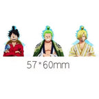 Autocollants 3D dégradés Luffy/Zoro/Nami