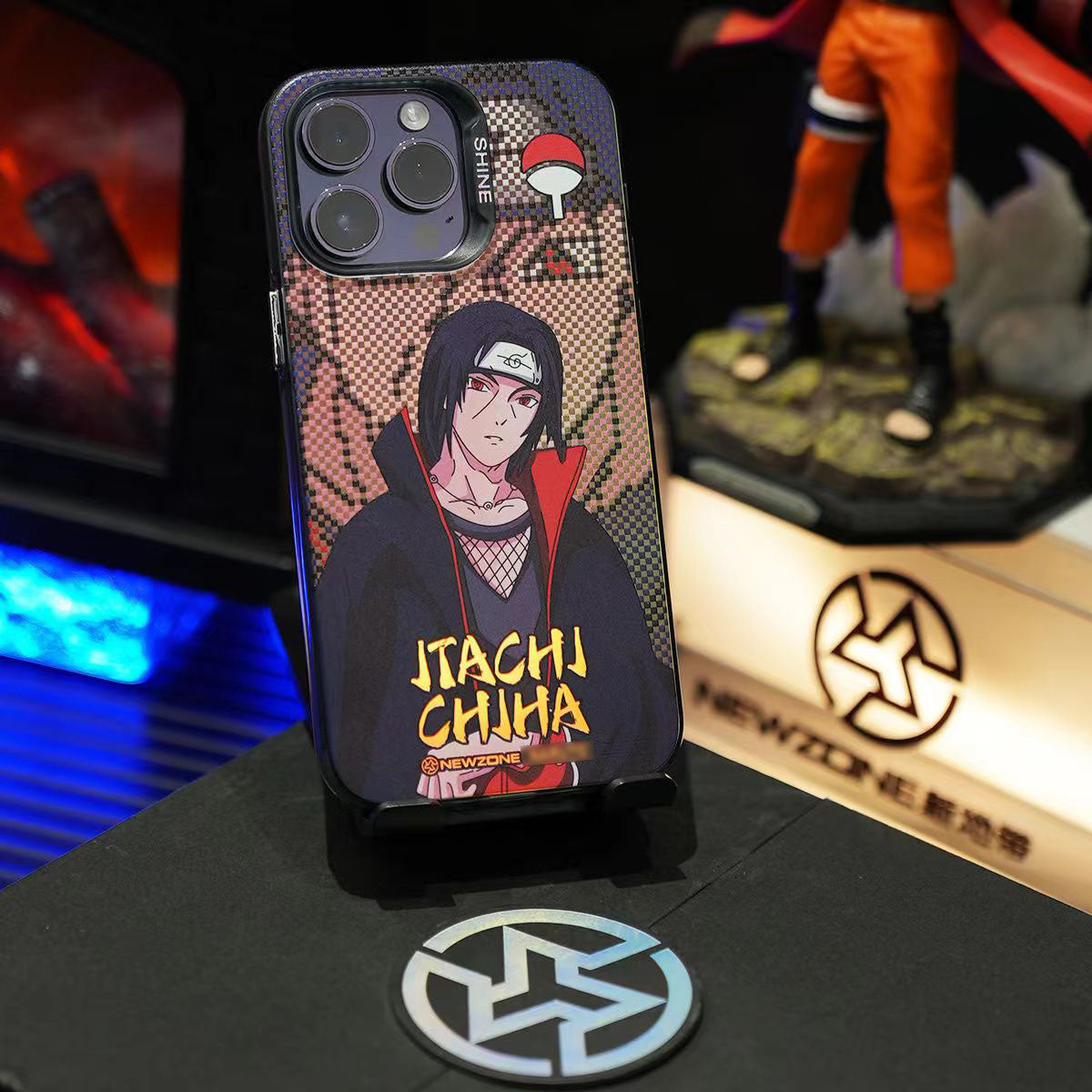 Coque de téléphone antichoc en silicone Itachi/Sasuke/Kakashi pour iPhone