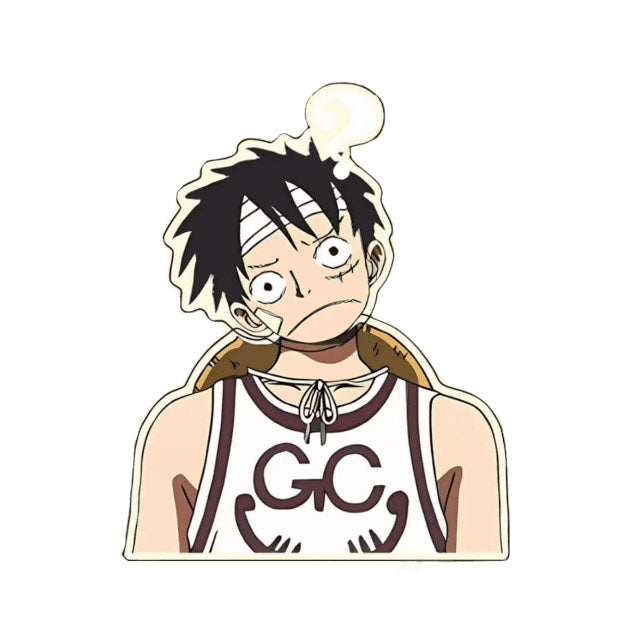 Ornement de tableau de bord Luffy/Zoro/Sanji en forme de figurine à tête branlante