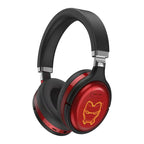 Casque de jeu Marvel Iron Man Black Panther, casque supra-auriculaire Bluetooth 5.1 avec lumière LED