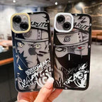 Coque de téléphone antichoc en silicone Uchiha Itachi/Hatake Kakashi pour iPhone