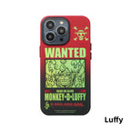 Coque de téléphone en silicone anti-choc tendance exquise Luffy/Zoro pour iPhone
