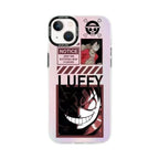 Coque de téléphone Luffy/Zoro/Shanks en silicone antichoc pour iPhone
