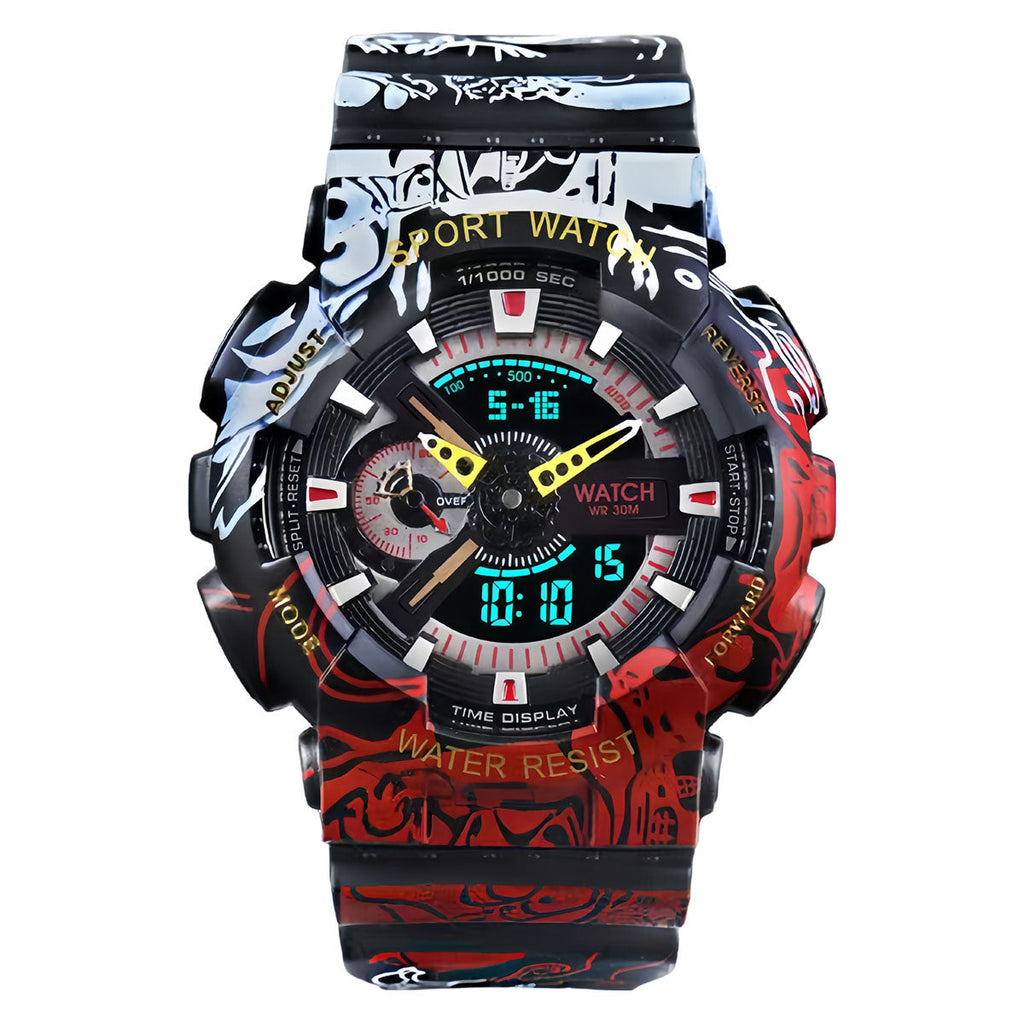 Montre électronique Luffy/Goku