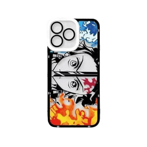 Coque de téléphone antichoc en silicone tendance exquise Tanjirou/Mitsuri/Muichirou Apple