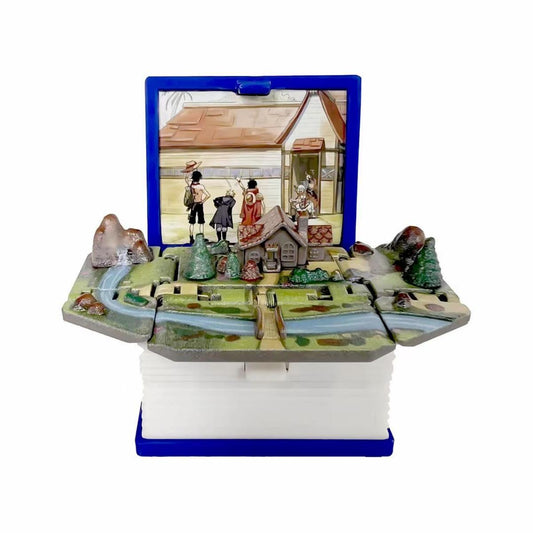 Luffy / Ace / Sabo Three Brothers 3D Folding pop-up Book Key Chain