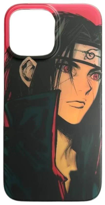 Sasuke/Itachi Coque de téléphone anti-collision en silicone tendance raffiné Apple