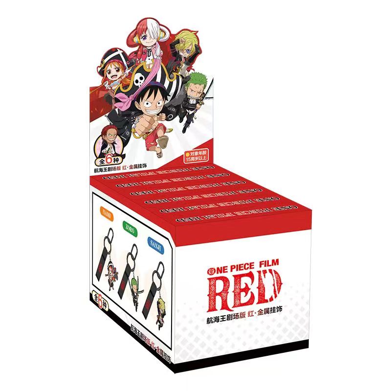 Luffy/Zoro/Shanks/Nami RED super porte-clés accessoire BOÎTE MYSTÈRE
