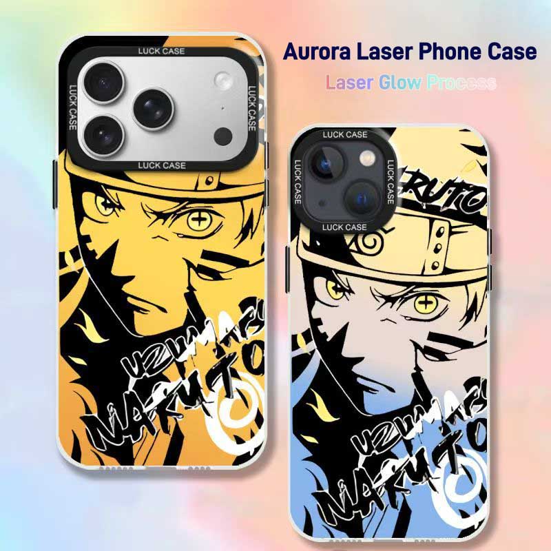 Naruto Sasuke Anime Phone Case, Graffiti Style Multi Character Shockproof Protective Case For iPhone All Models Anti-Scratch Soft TPU Cell Phone Cover
