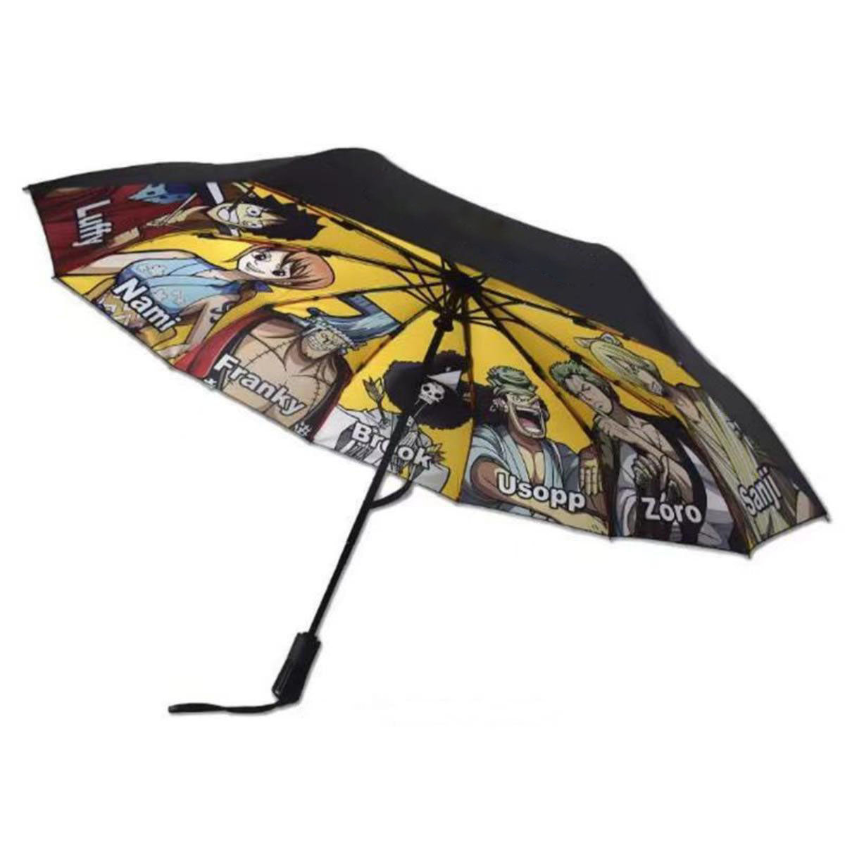 Parapluie pliant automatique One Piece Luffy Zoro, parapluie de protection UV Anime