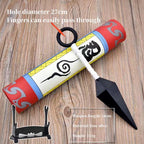 Accessoire de Cosplay Naruto Uzumaki Ninja Kunai, Kunai en métal avec emballage en rouleau