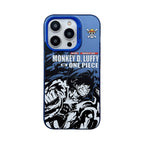 Coque Luffy/Zoro en silicone antichoc pour iPhone