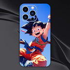 Autocollant à motif de personnage Son Goku pour coque arrière d'iPhone