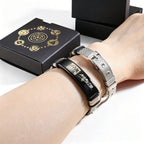 Naruto Anime Character Bracelet Set - Adjustable Stainless Steel Wristband