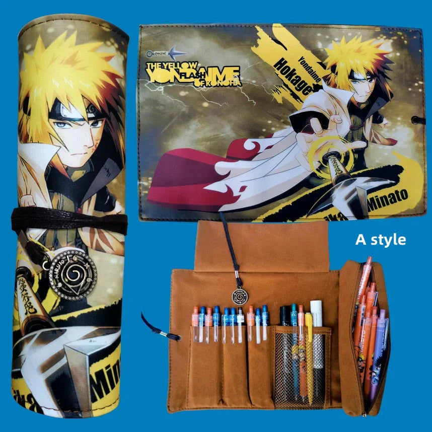 Itachi/Sasuke motif haute définition Impression magnifique défilement de dessin animé trousse créative