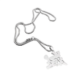 Accessoires de mode en pendentif métallique à l'effigie de Kamado Tanjirou/Kamado Nezuko