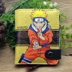 Portefeuille en cuir exquis Sasuke/Itachi/Kakashi avec design grande capacité et excellente qualité
