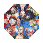 Luffy et d'autres personnages liés au parapluie de tendance, parasol