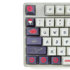 Naruto Akatsuki & Sharingan Keycaps Set - Anime Artisan Keycaps for Mechanical Keyboard