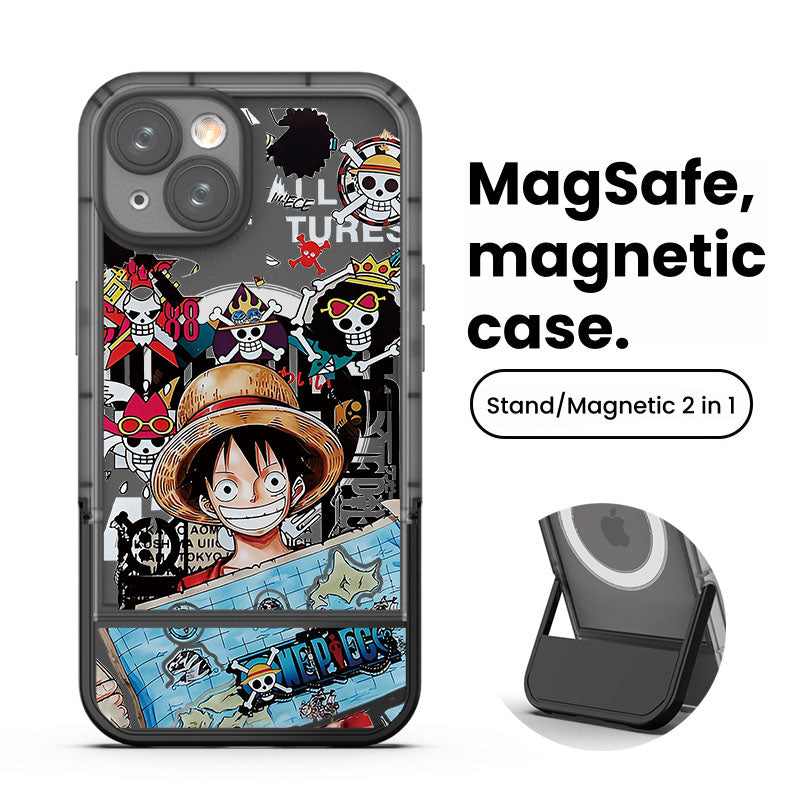 Coque de téléphone antichoc en silicone Nika Luffy pour iPhone