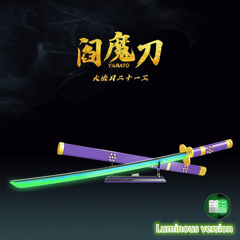 Roronoa Zoro Blocs de Construction Lumineux 806 Pièces Modèle Jouet