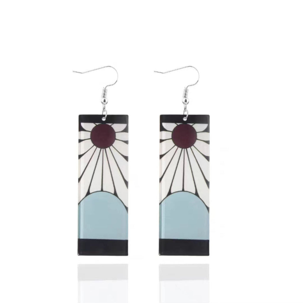 Magnifiques boucles d'oreilles Tanjirou/Nezuko pour un charme unique