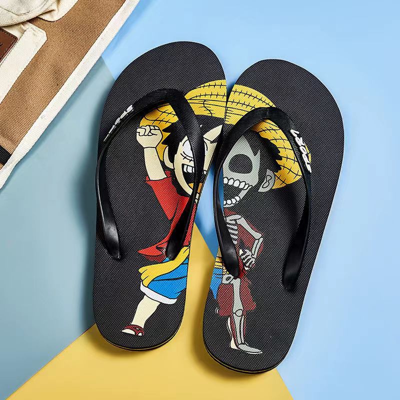 Pantoufles Luffy/Chopper confortables, douces et élégantes