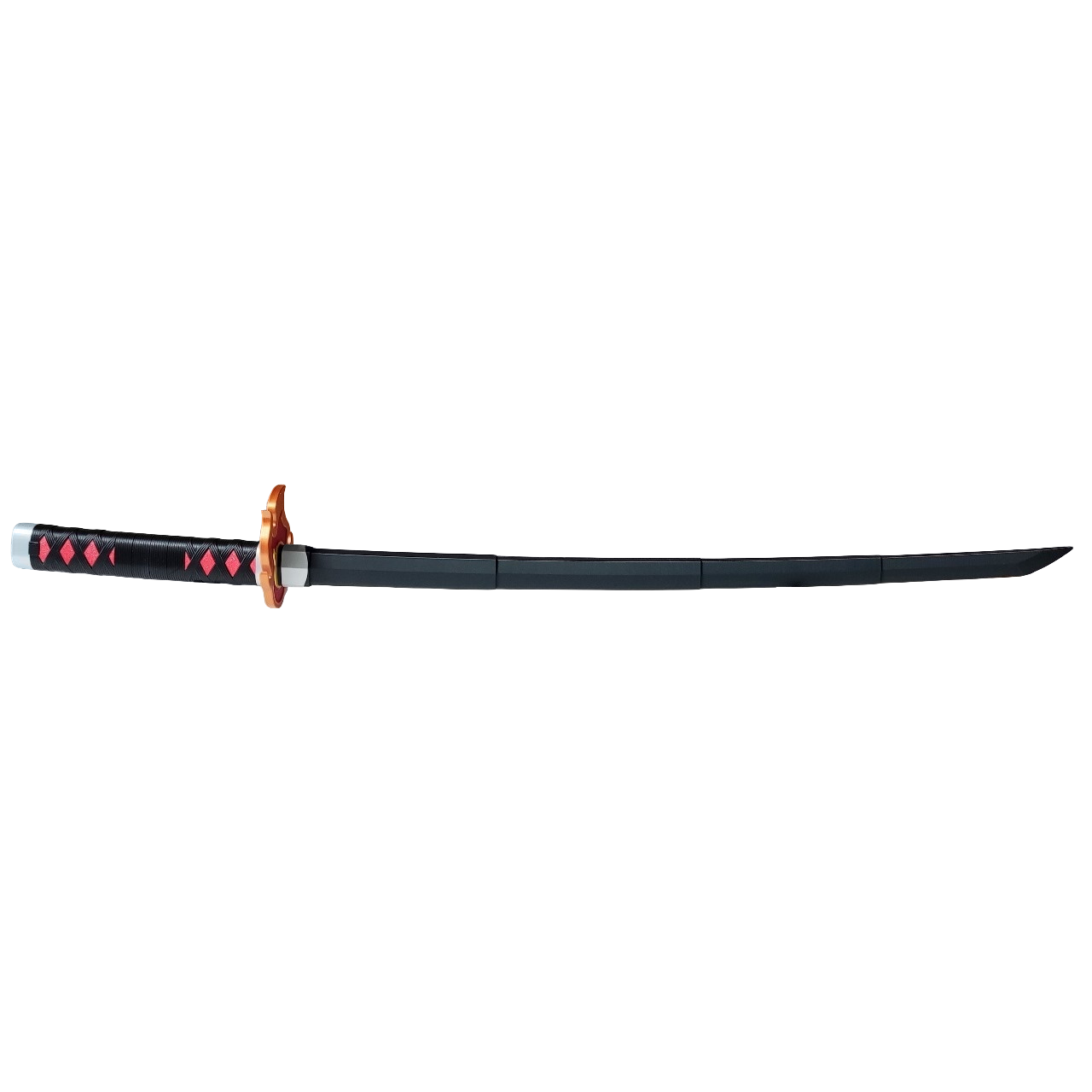Demon Slayer Tanjiro Zenitsu Katana rétractable, Épée Accessoire de Cosplay Anime