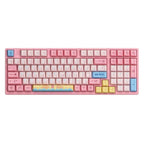 Clavier mécanique rose One Piece Chopper, clavier de jeu rétroéclairé RVB 108 touches