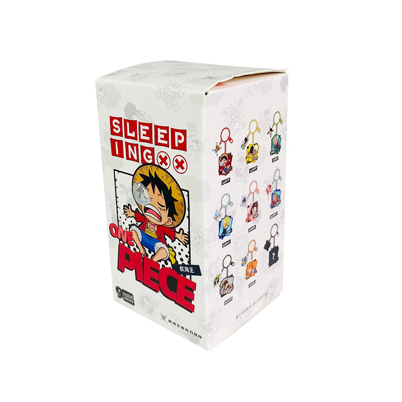 Boîte aveugle porte-clés dessin animé charmant Luffy/Zoro/Nami