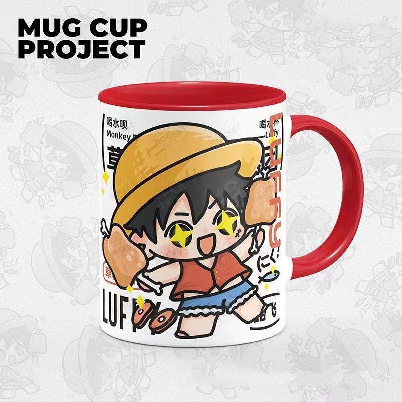 Tasses Luffy/Zoro/Ace Mignon motif personnage Résistant à la chaleur et durable
