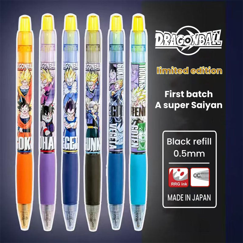 Stylo bille Goku/Vegeta Cool Push - Ressentez la puissance de l'anime en écrivant