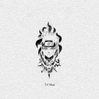 Autocollants de tatouage semi-permanents cool Uchiha Sasuke/Uzumaki/Hatake Kakashi