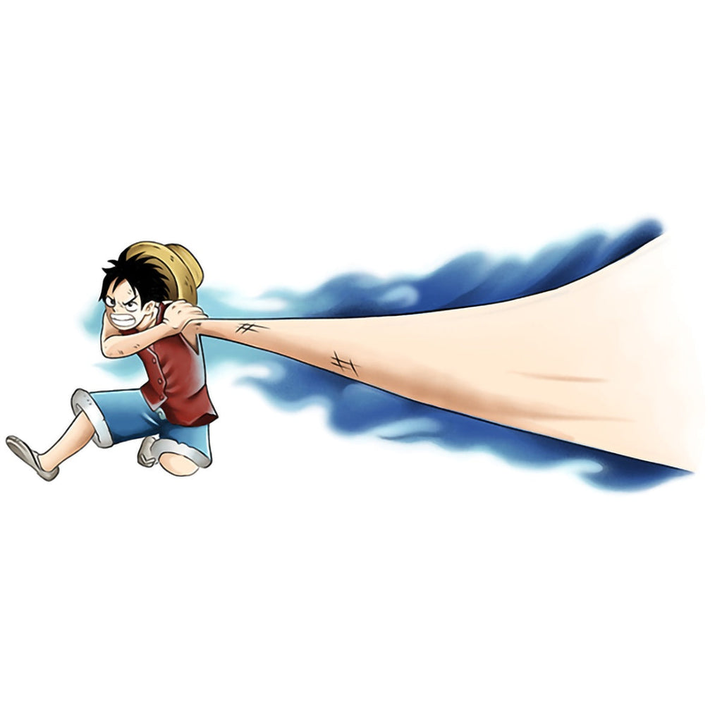 One Piece Luffy Arm Stretch Temporary Tattoo, Anime Cosplay Accessory for Men & Women