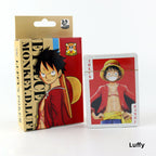 Cartes à jouer Luffy/Zoro/Chopper One Piece mandat d'arrêt